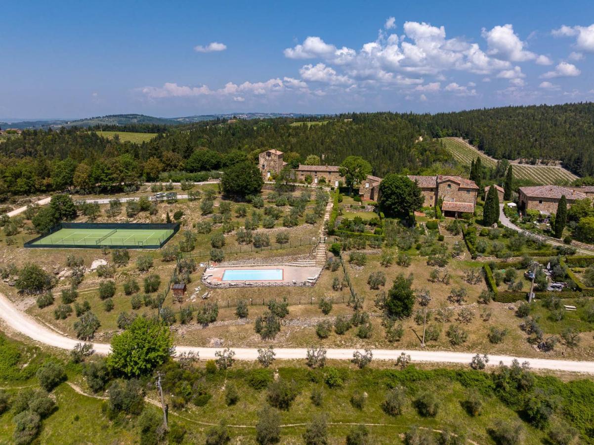 Borgo Nel Chianti Istrice Con Piscina Tennis E Wifi Castellina in Chianti Buitenkant foto